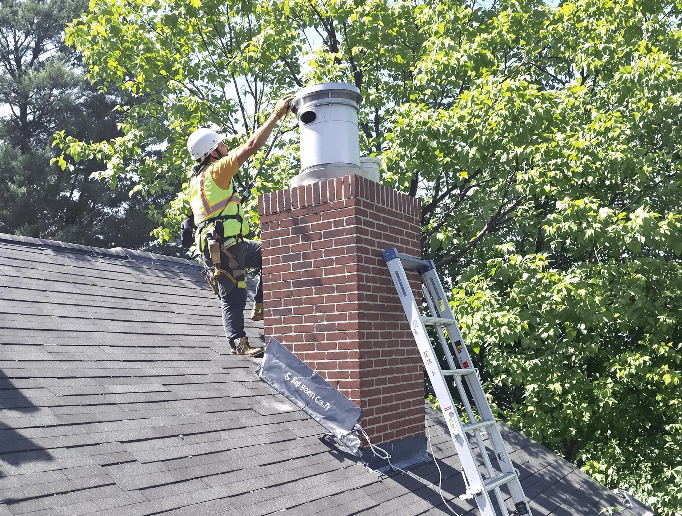 Chimney liner inspection by Dumbarton Chimney Sweep in Dumbarton, VA