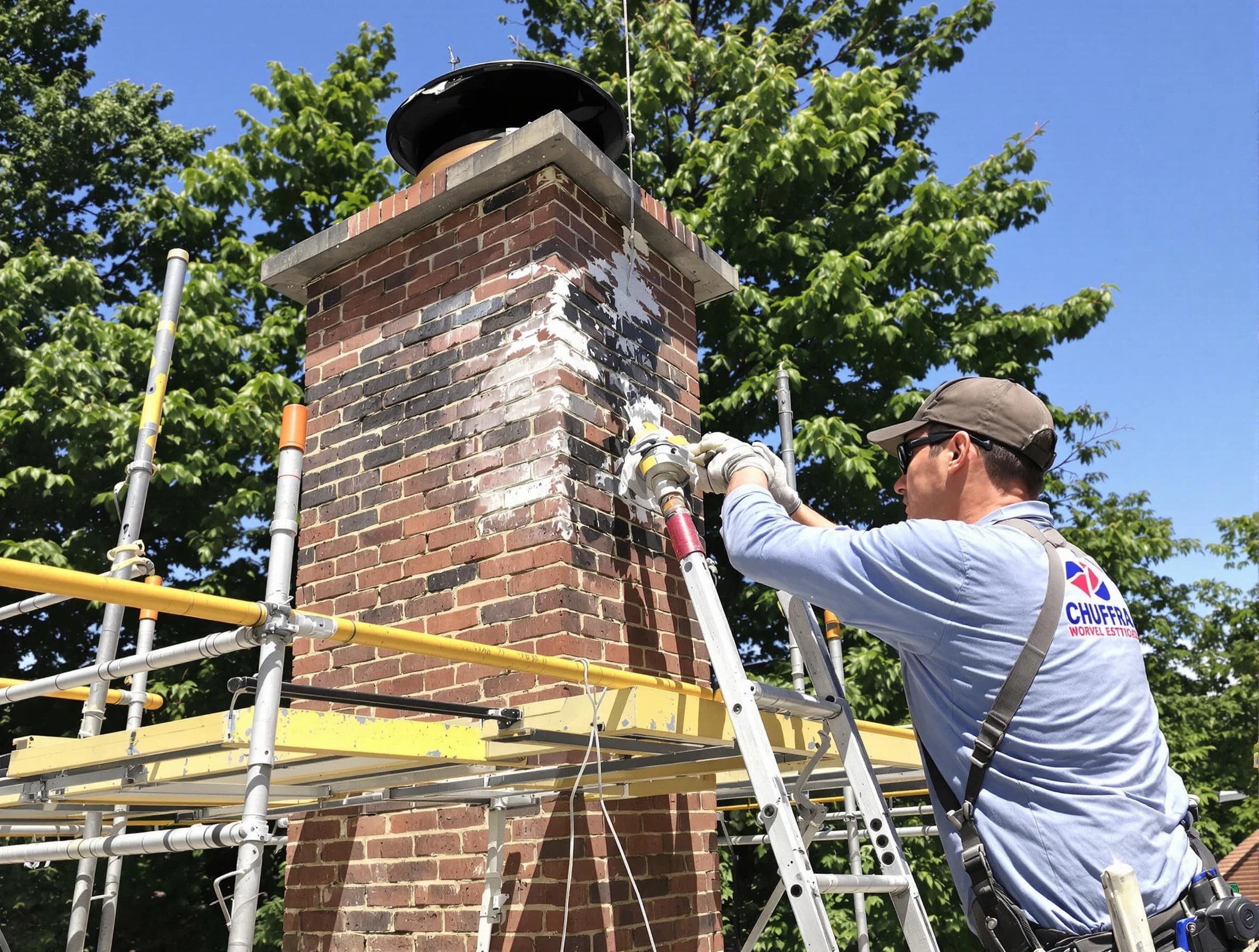 Structural chimney repair by Dumbarton Chimney Sweep in Dumbarton, VA