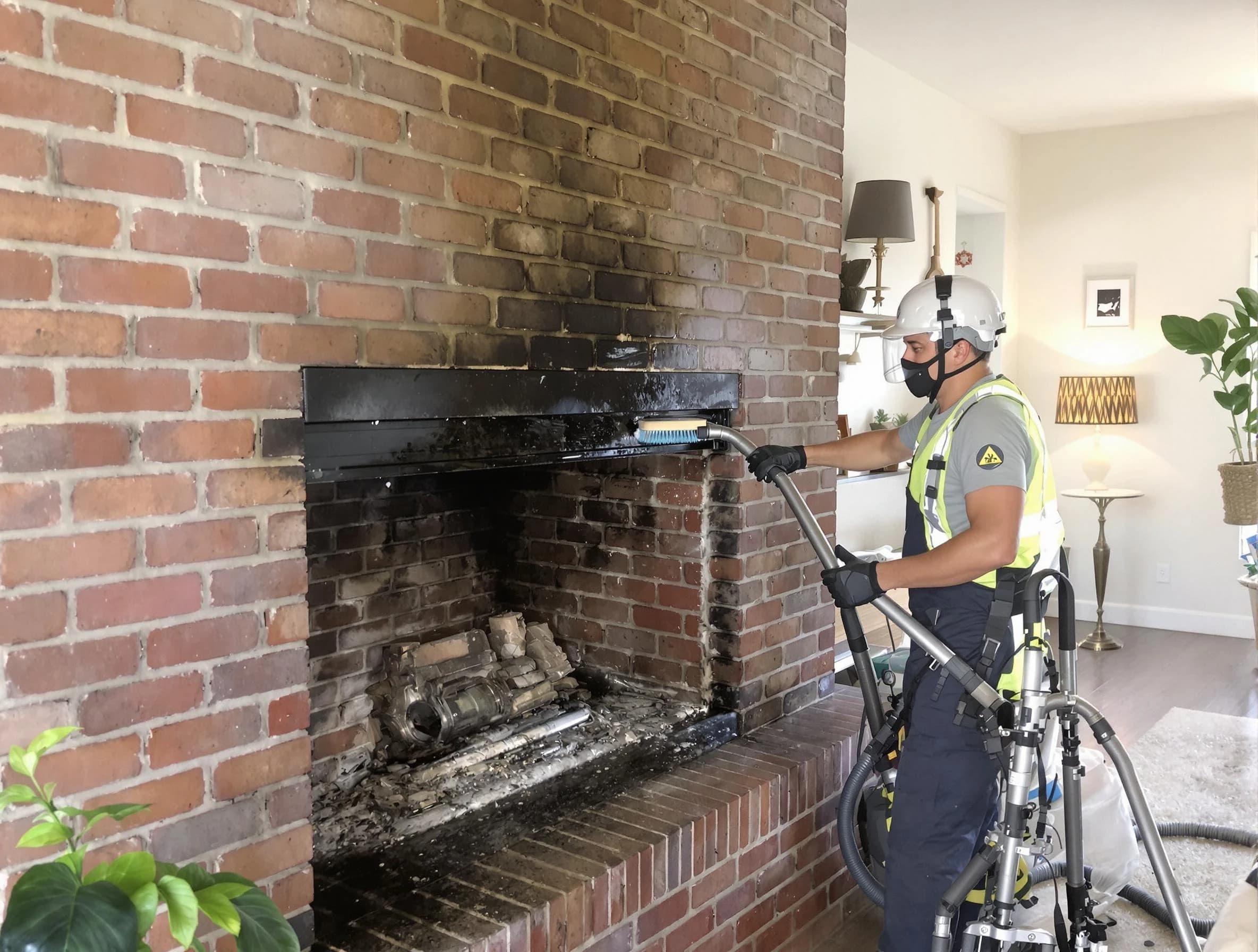 Dumbarton Chimney Sweep providing fireplace cleaning services in Dumbarton, VA