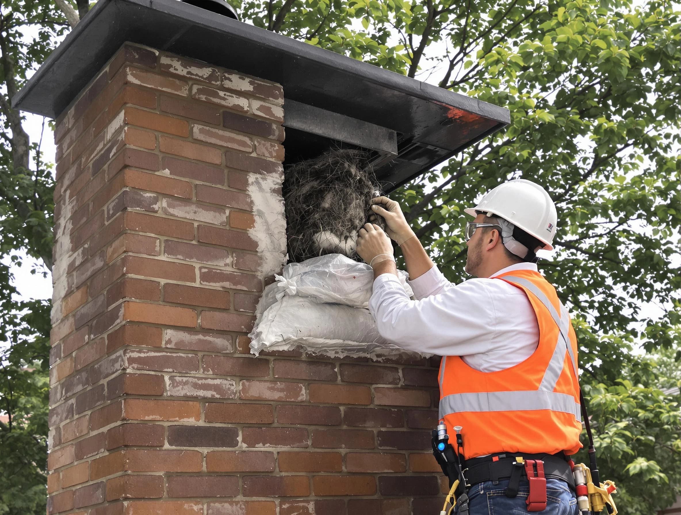 Humane removal of debris and animals by Dumbarton Chimney Sweep in Dumbarton, VA