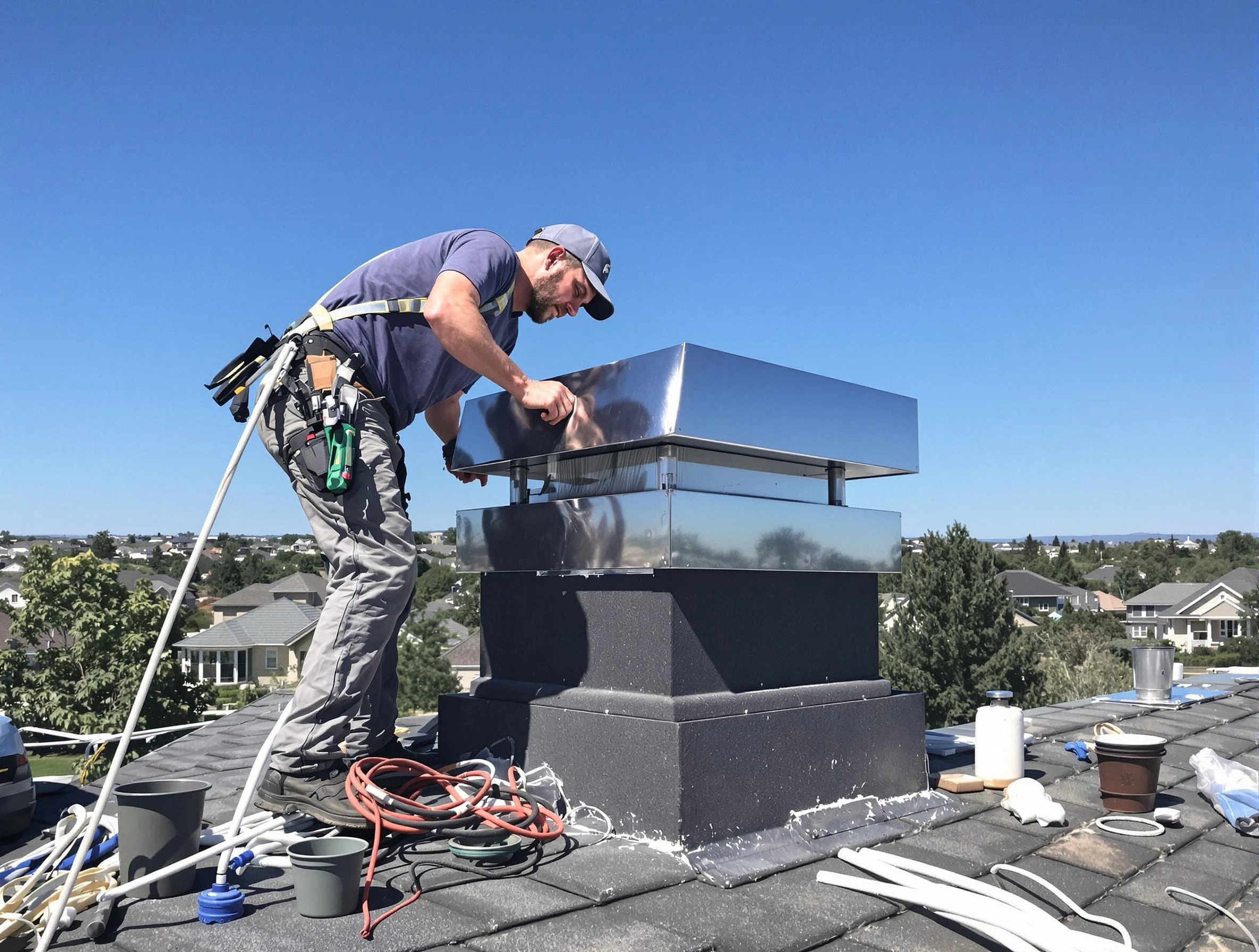 Chimney Cap Services in Dumbarton
